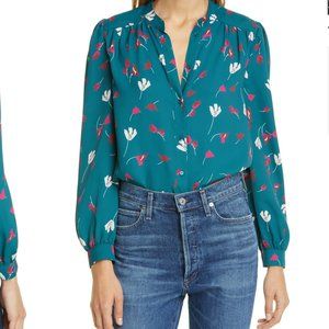*NWT* Joie Myella Floral Long Sleeve Crepe Shirt